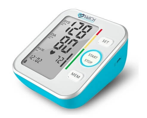 Tensiómetro de brazo, Digital, Con voz, medidor de presión arterial