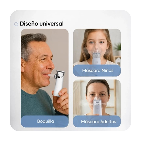 Nebulizador Portátil Inalámbrico - Imagen 2