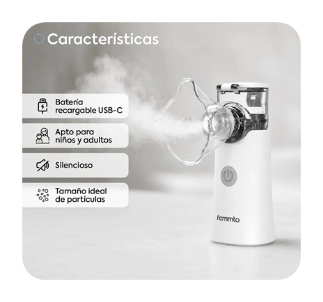 Nebulizador Portátil Inalámbrico